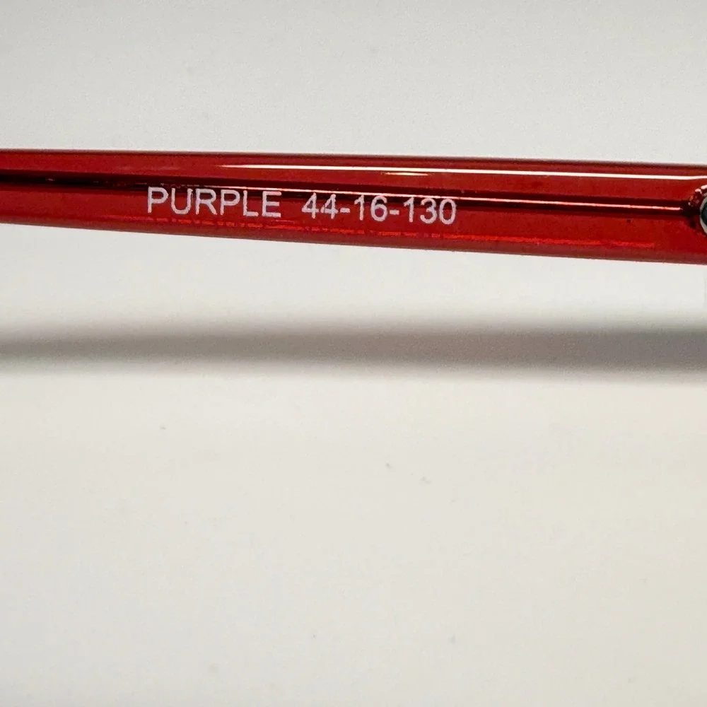 Modern Optical Wiggle Eyeglasses Frames Purple 44-16-130 Rectangle Kids 22722‎